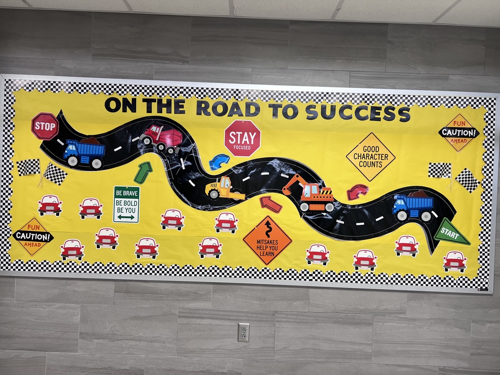 Image bulletin board On the Road to Success