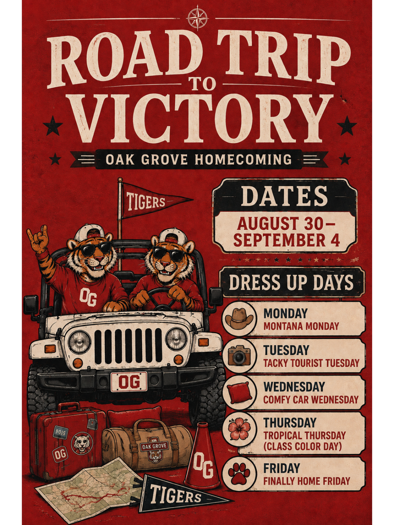Homecoming Dress Up Days Flyer