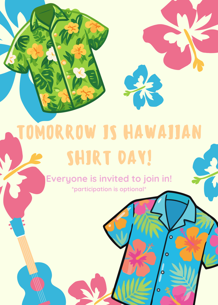 Hawaiian Shirt Day Flyer