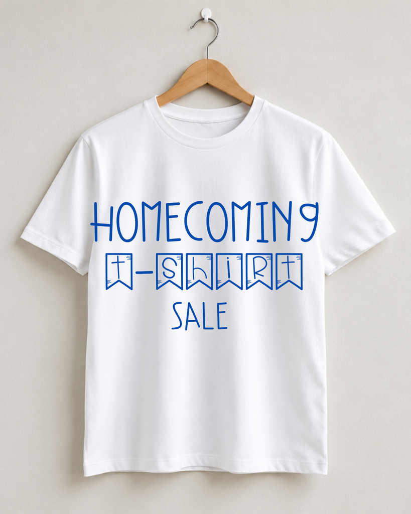 Homecoming T-shirt sale