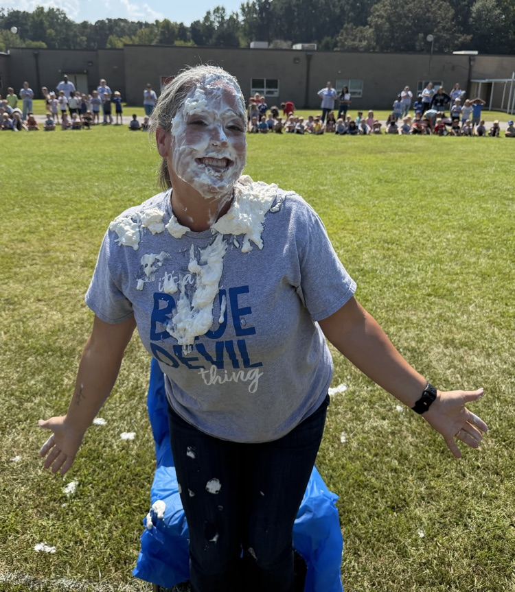 Dr. Wilson with a whipped cream face and a smile