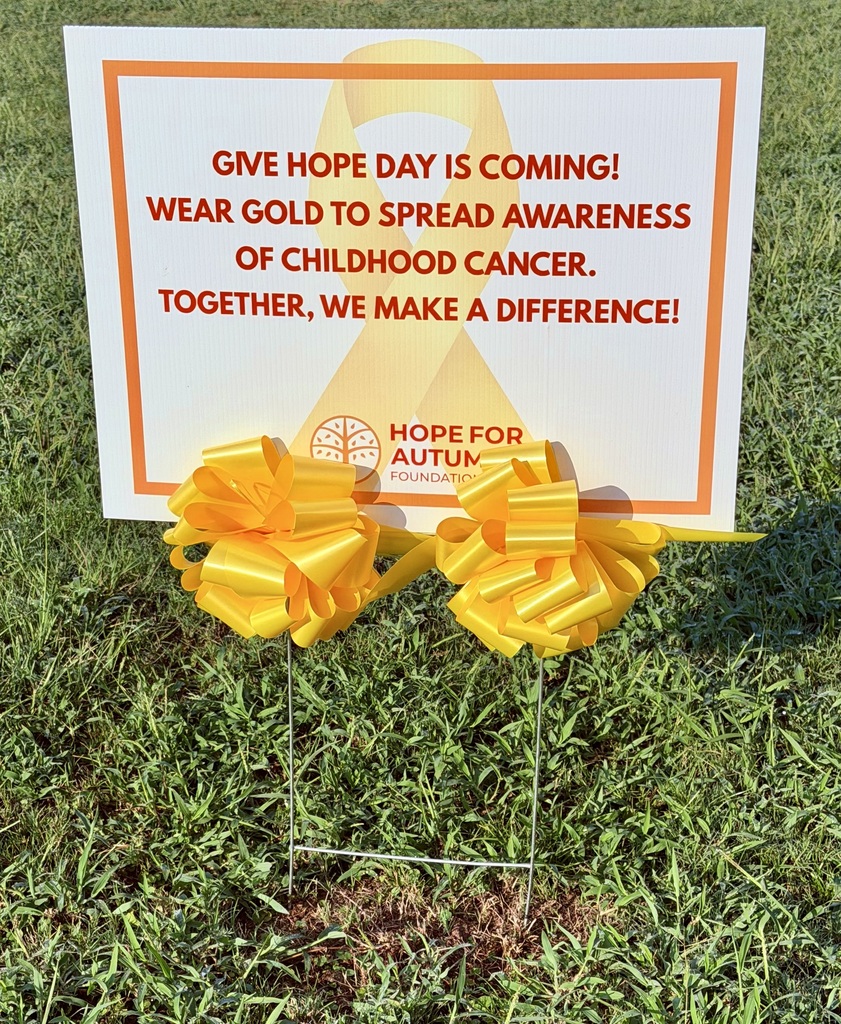 Give Hope Day Info: This is our an annual childhood cancer awareness initiative organized by the Hope for Autumn Foundation.