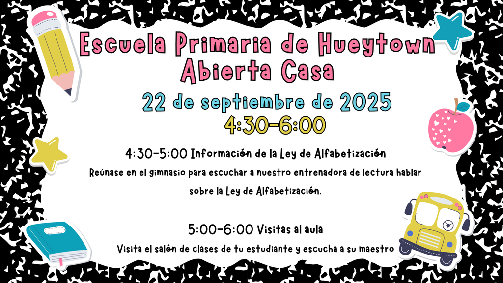 Open House flyer in spanish