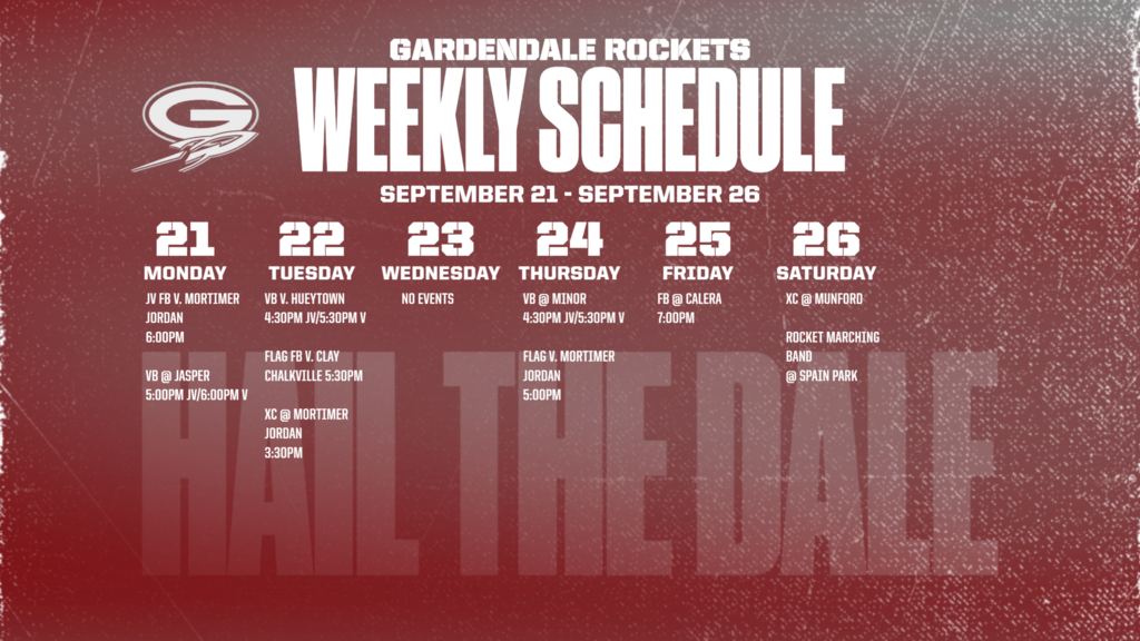 Weekly Schedule