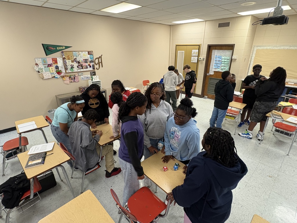 Students had a great time using dice to spark conversations after reading The Lady, or the Tiger.