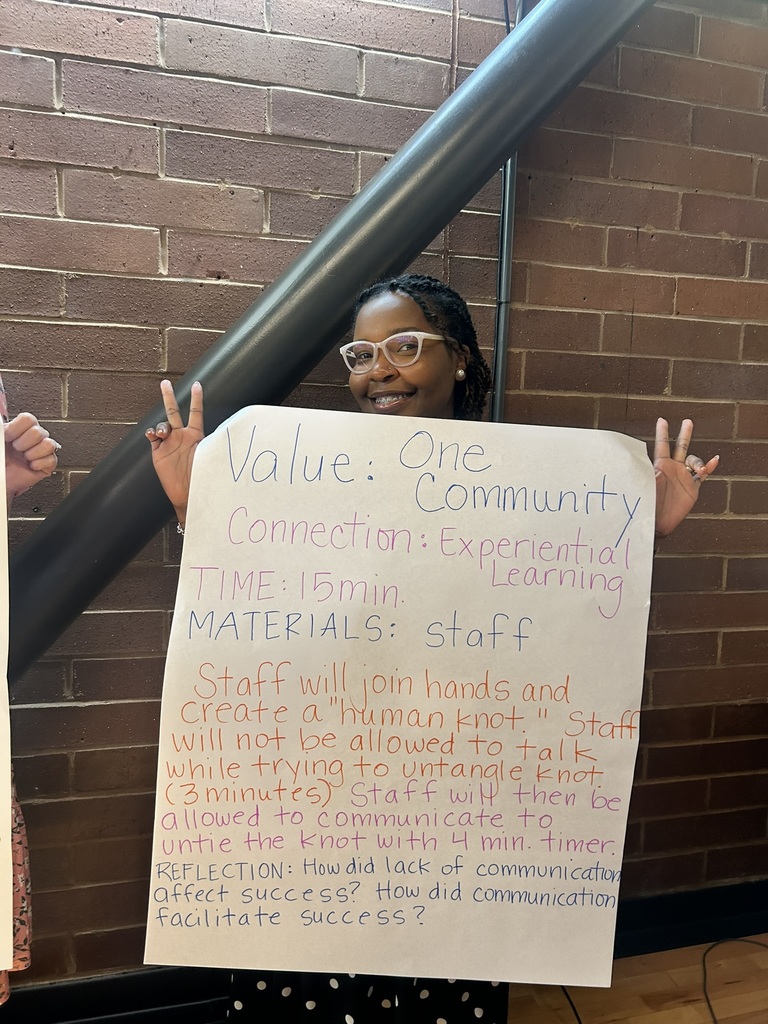 Teachers present on the importance of school community. 