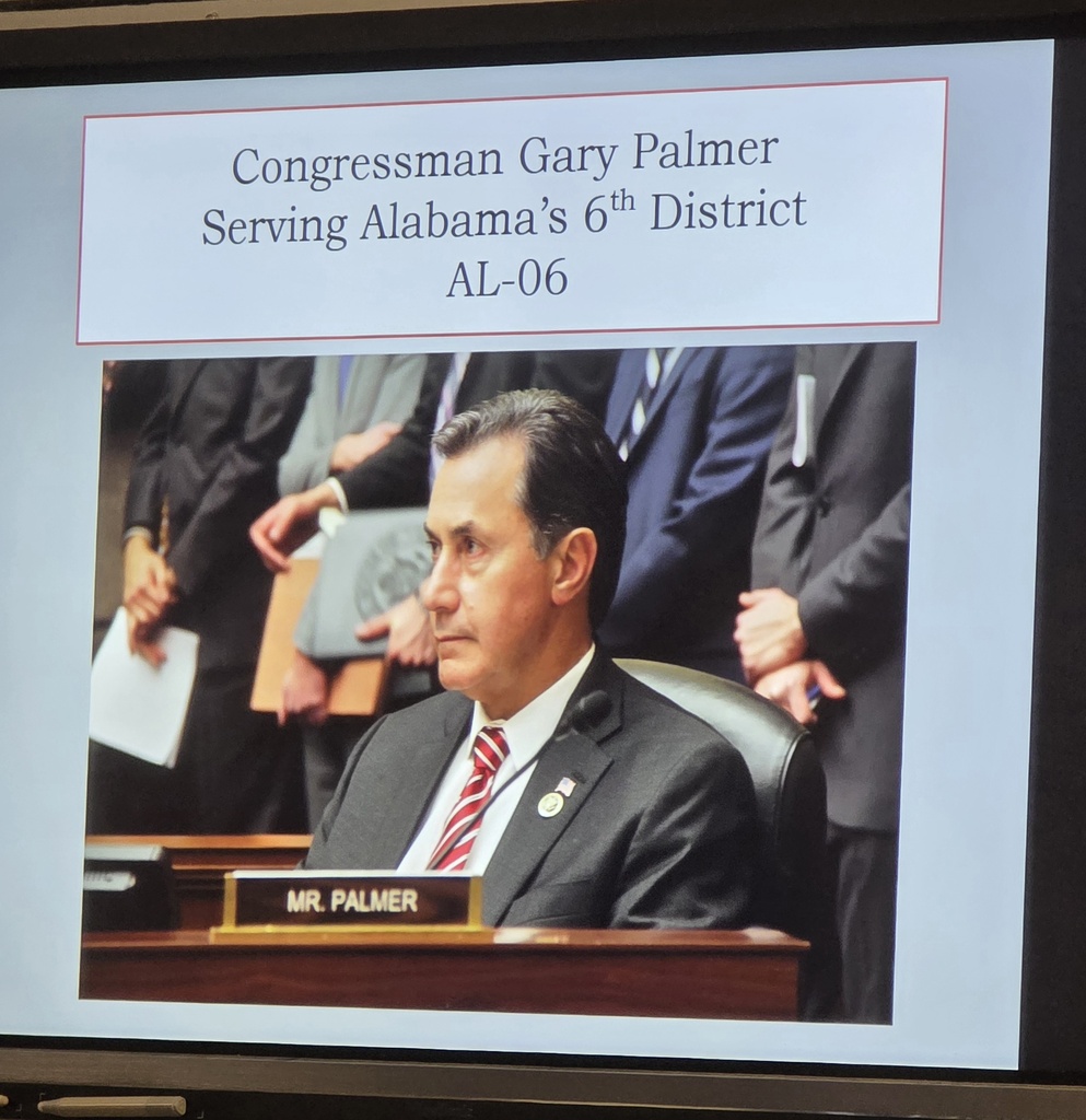 A screenshot of Congressman Gary Palmer