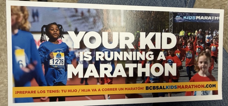 Marathon flyer
