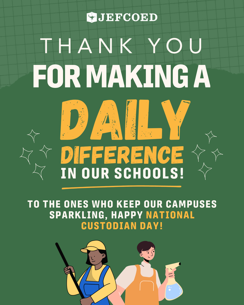 Graphic celebrates National Custodian Day.