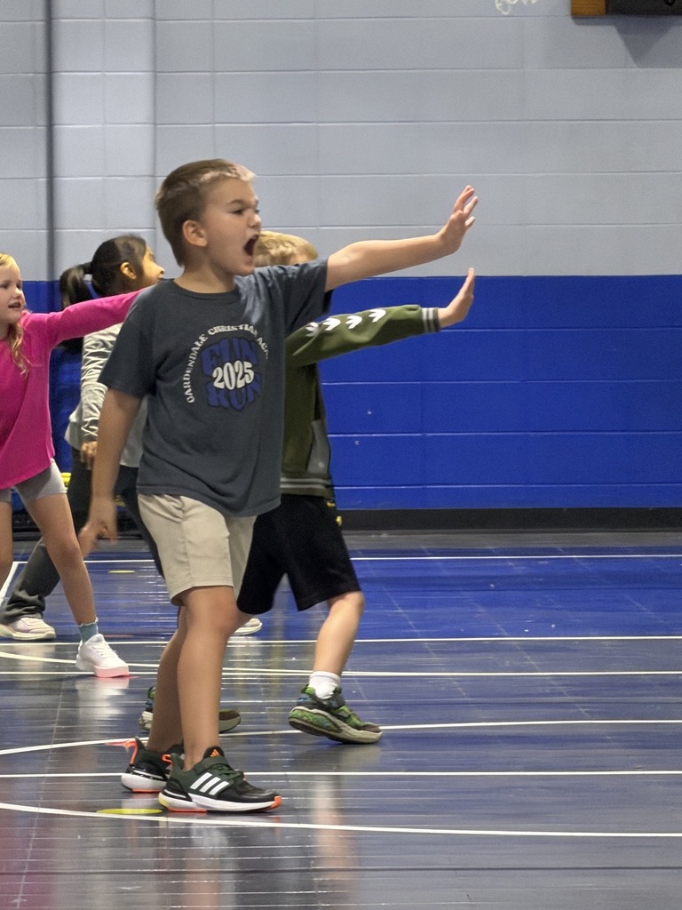 Student enjoying martial arts in PE at Mt. Olive