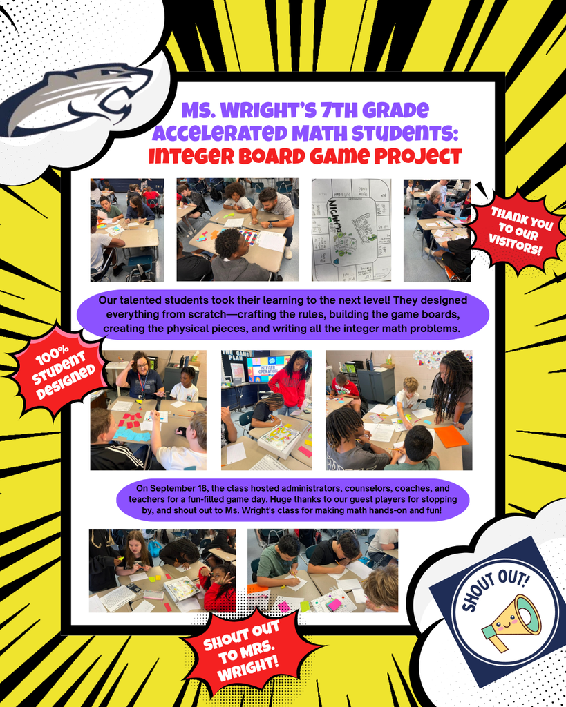 Shows students using integers