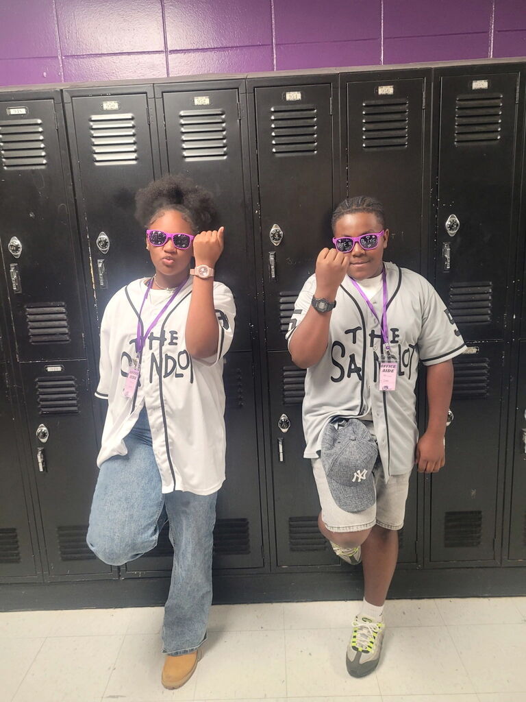 Twin Day for Homecoming spirit week!