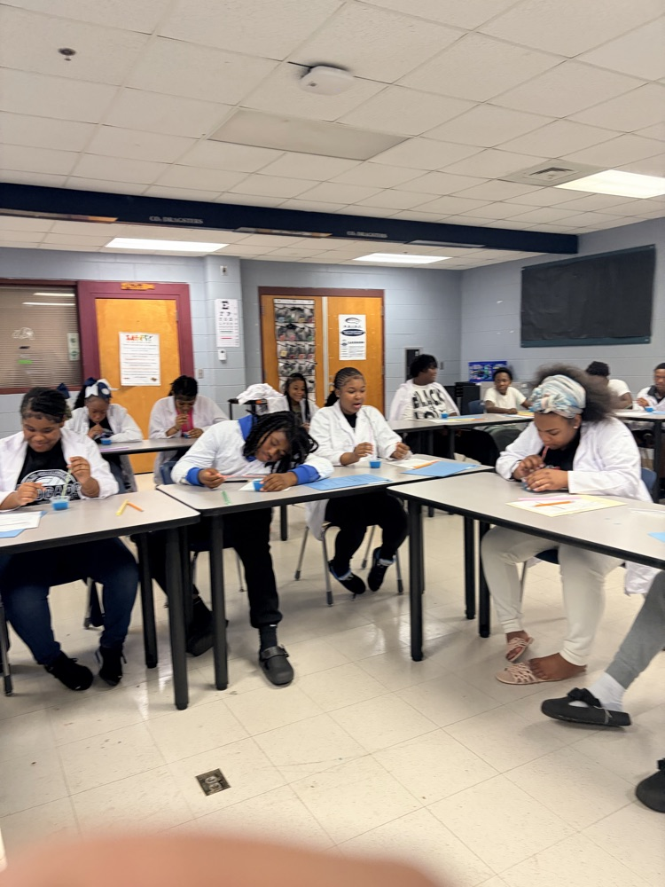 students working in assignments