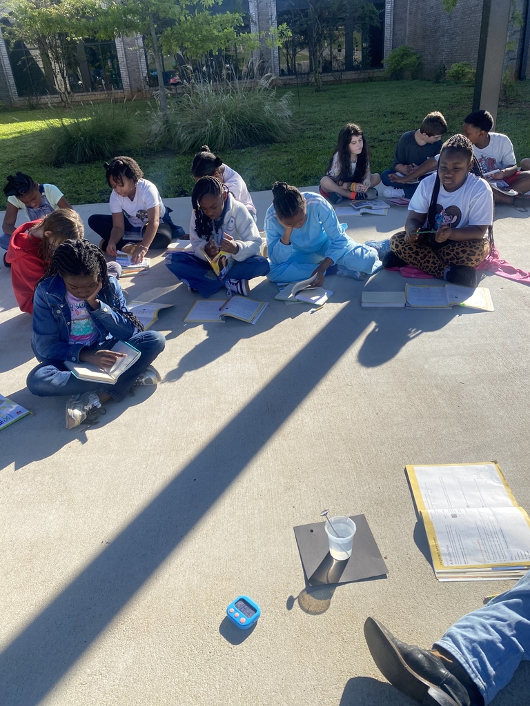 Gresham's 4th graders doing outdoor science