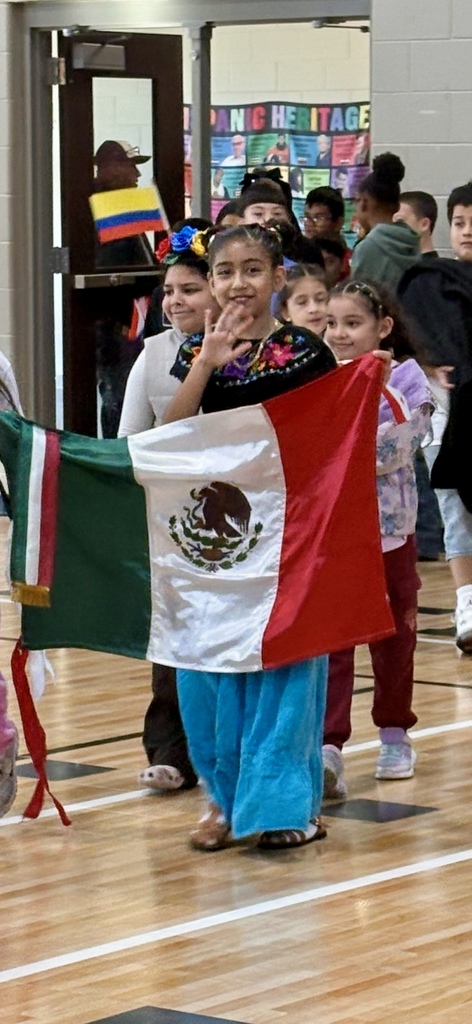 McCalla Elementary students, faculty, and staff come together for a special Hispanic Heritage Month celebration program, honoring Hispanic cultures, traditions, and contributions through student performances and presentations.