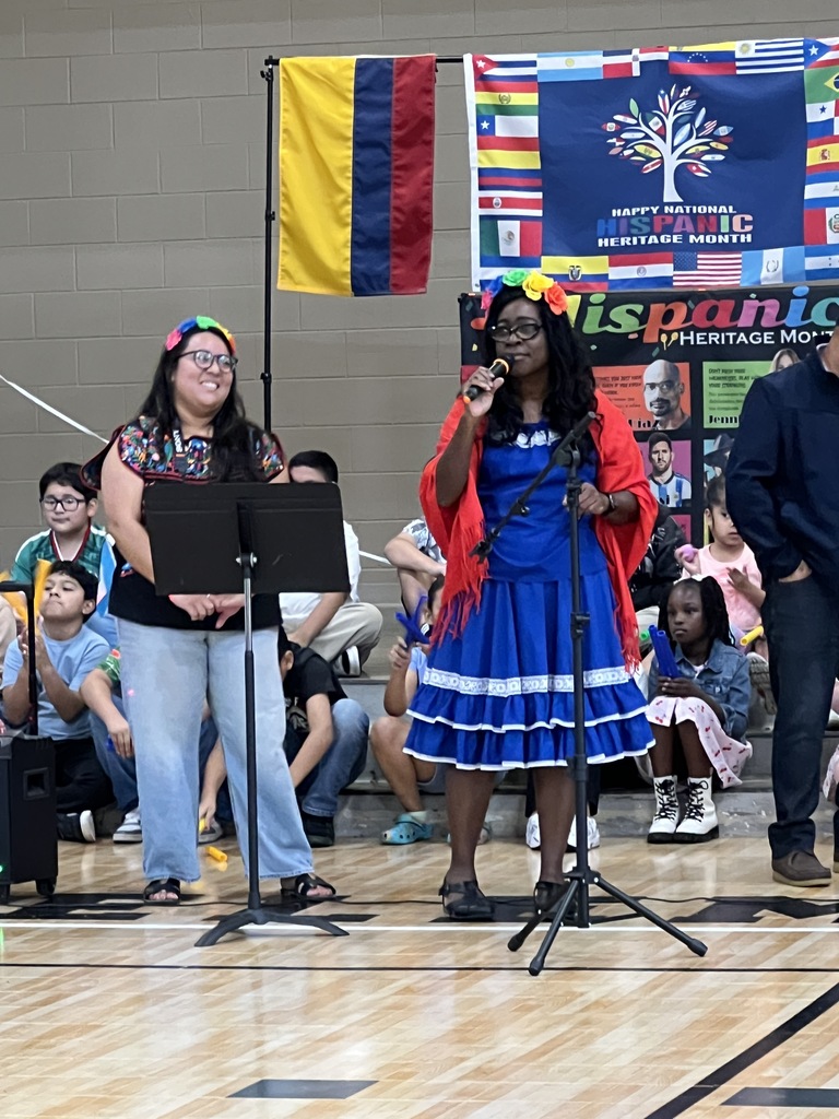 McCalla Elementary students, faculty, and staff come together for a special Hispanic Heritage Month celebration program, honoring Hispanic cultures, traditions, and contributions through student performances and presentations.