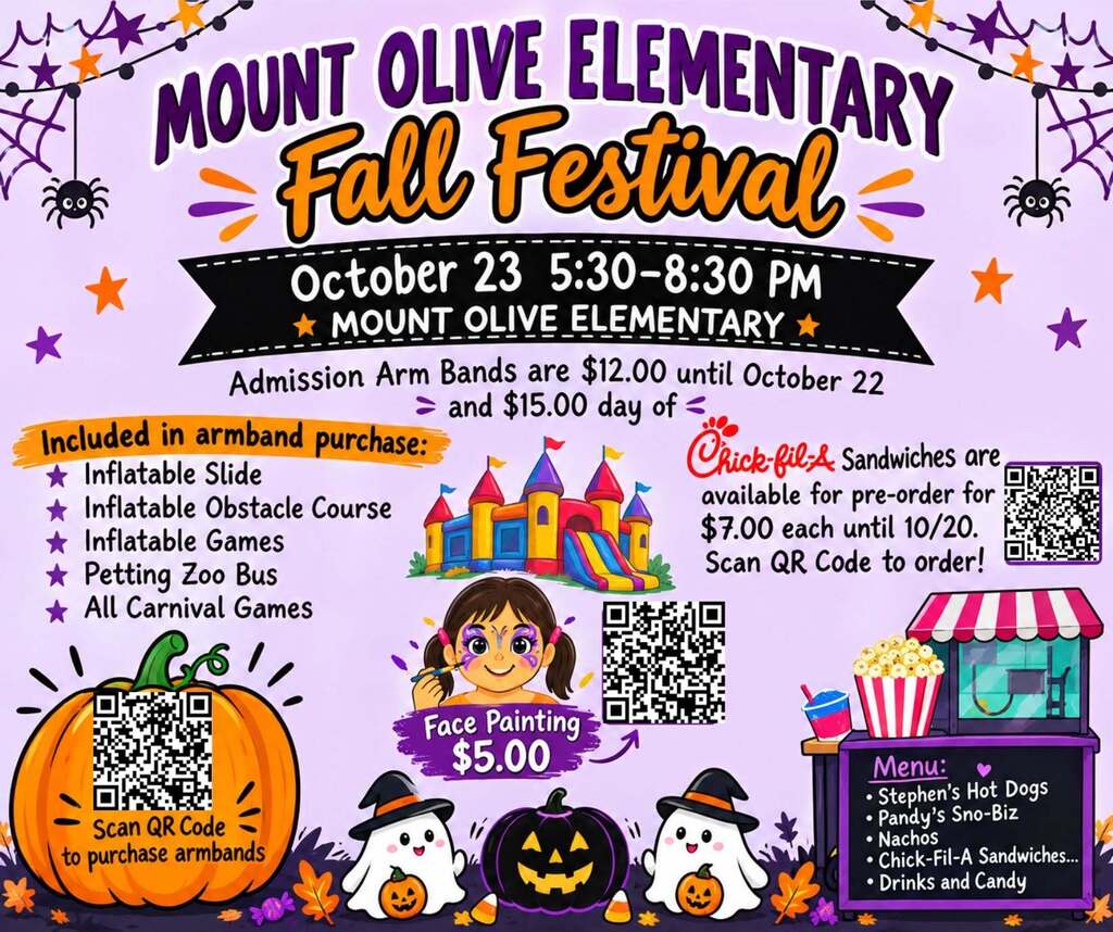 Fall Festival is October 23 from 5:30-8 pm