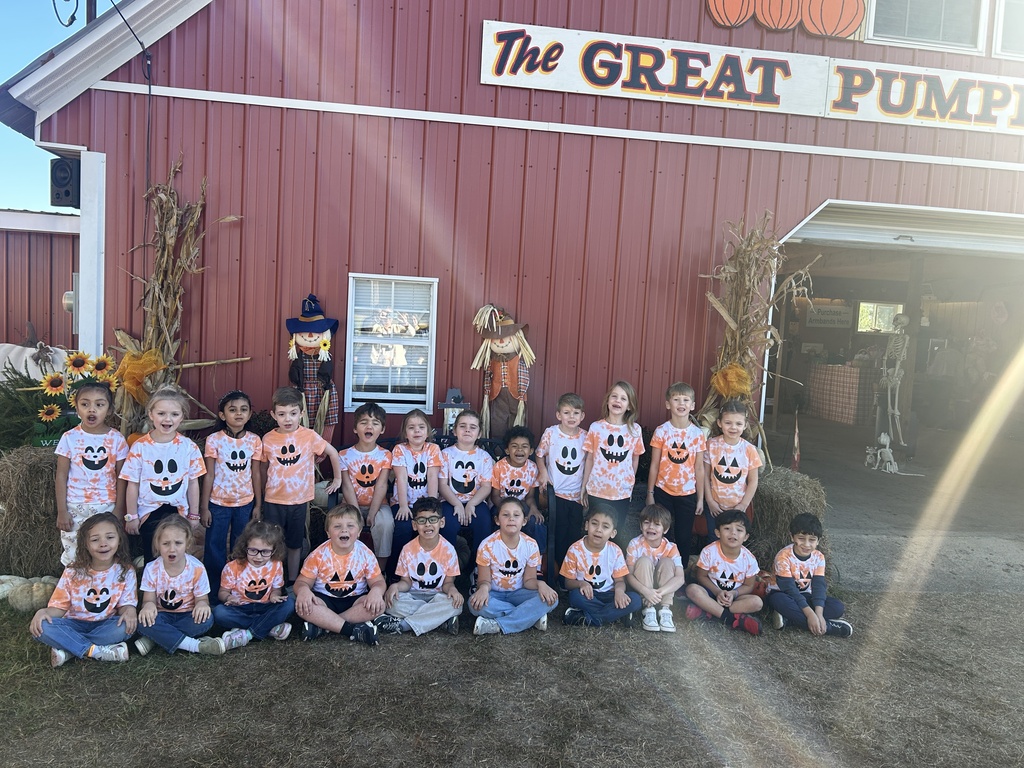 class at the pumpkin patch