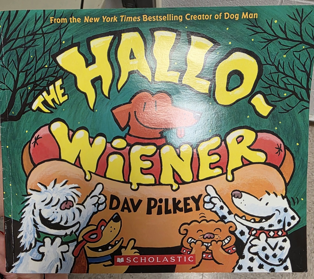 A book cover that says "The Hallo-Wiener"