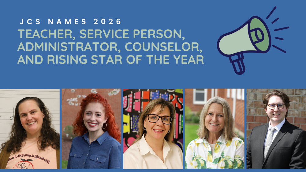 JCS Names 2026 Teacher, Service Person, Admin, Counselor, and Rising Star