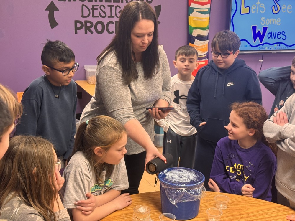 Mrs. B with students