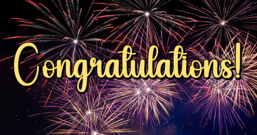 Congratulations!