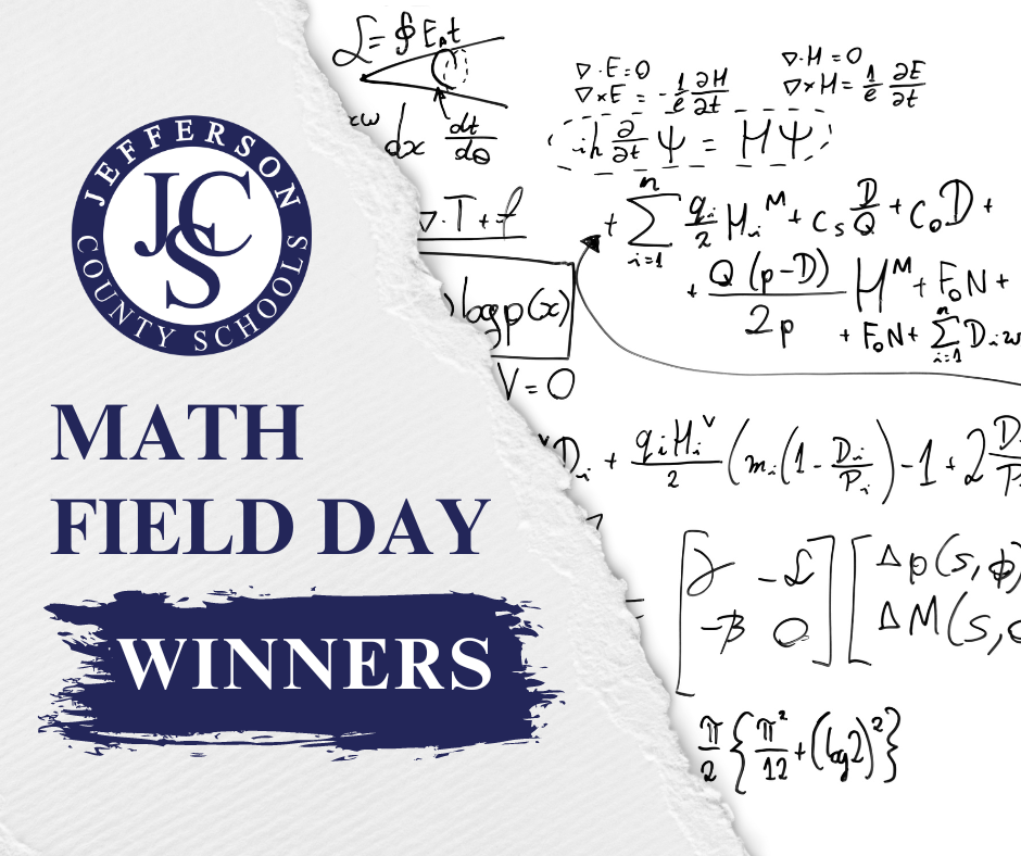Math Field Day Winners Graphic