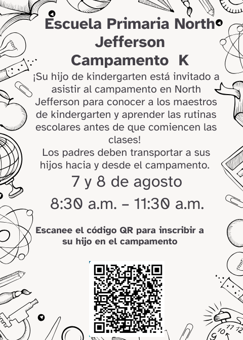 Escuela Primaria North Jefferson Campamento K 2025