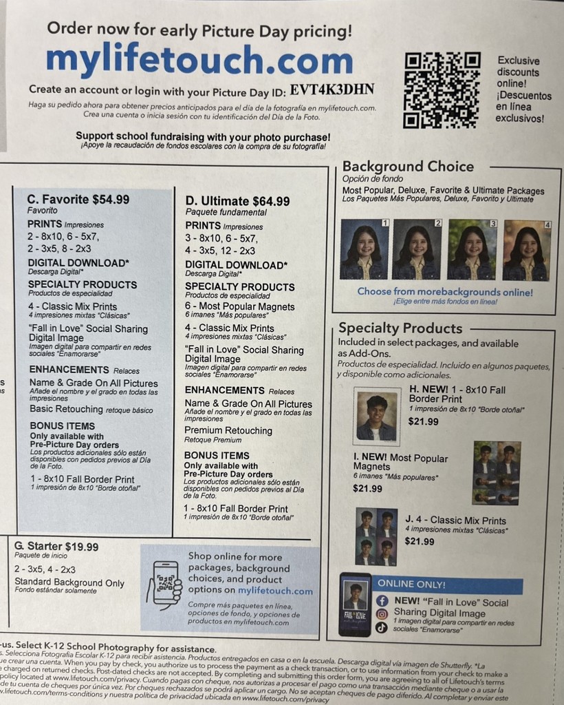 Picture Day Reminder