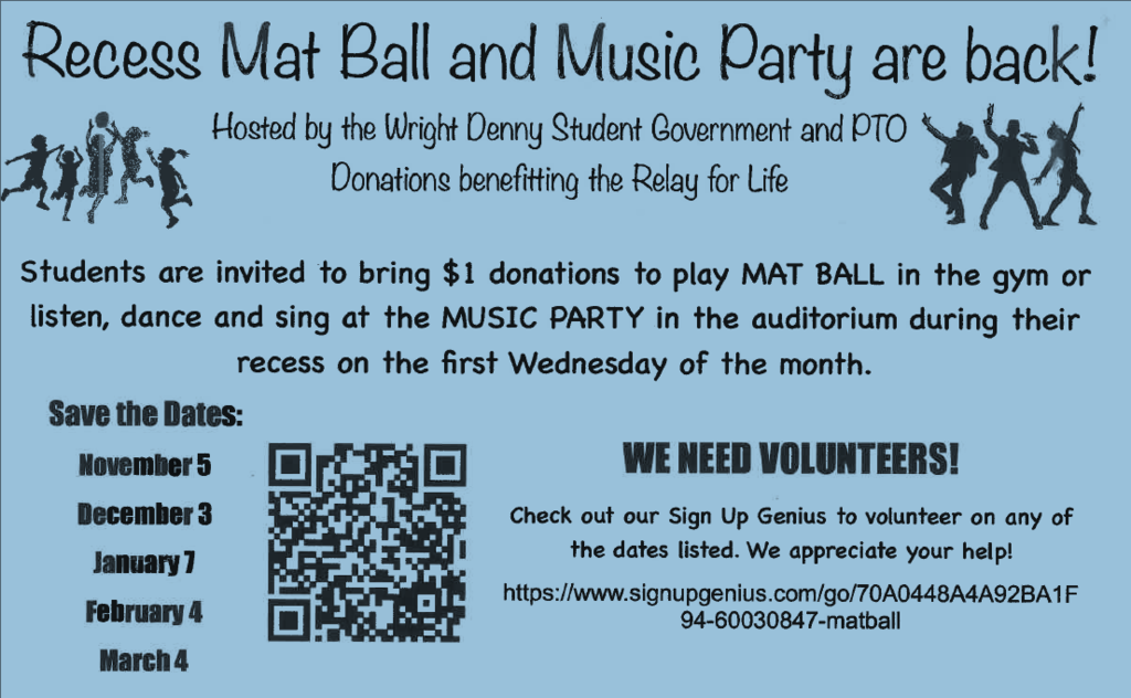 recess Mat Ball and Dance Information