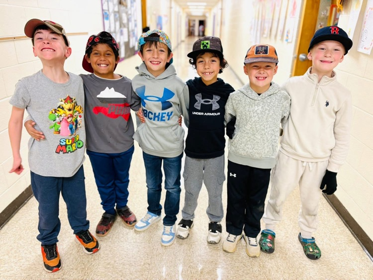 children with hats on