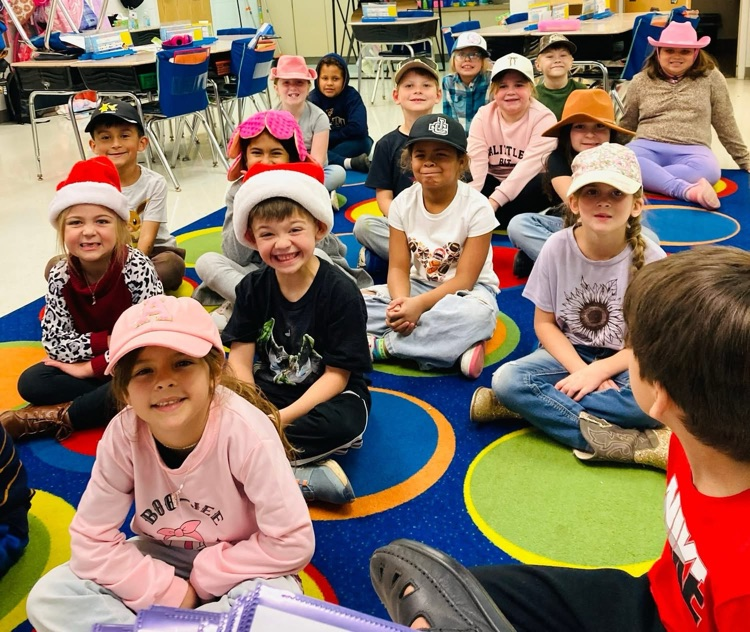 children with hats on
