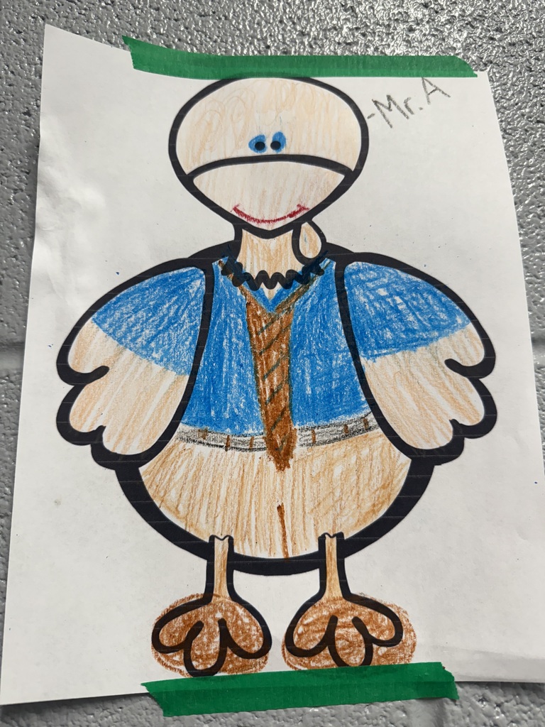 A turkey disguised as Mr. A