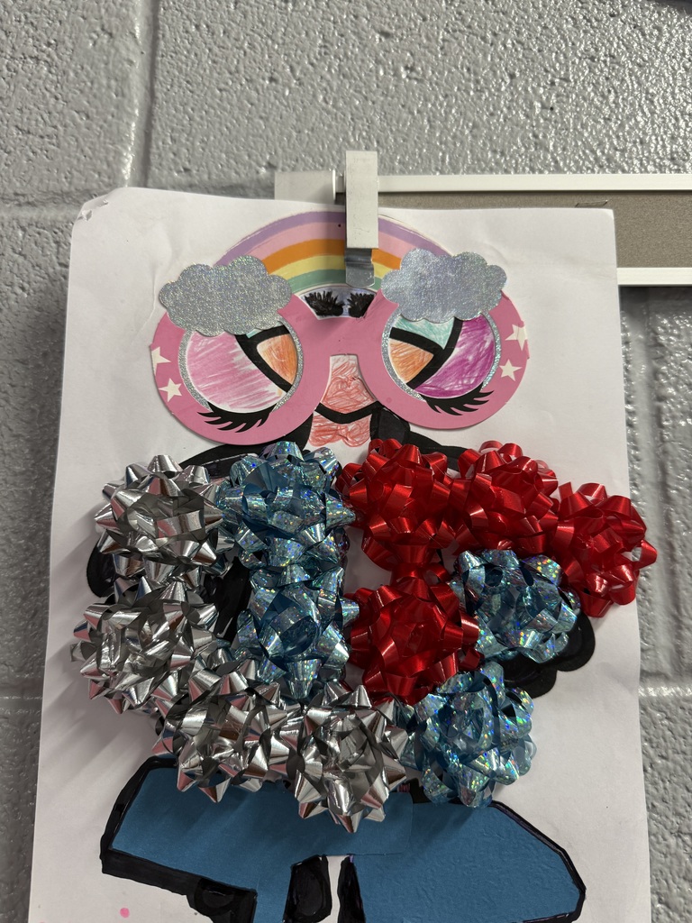 A turkey disguised with sunglasses and bows