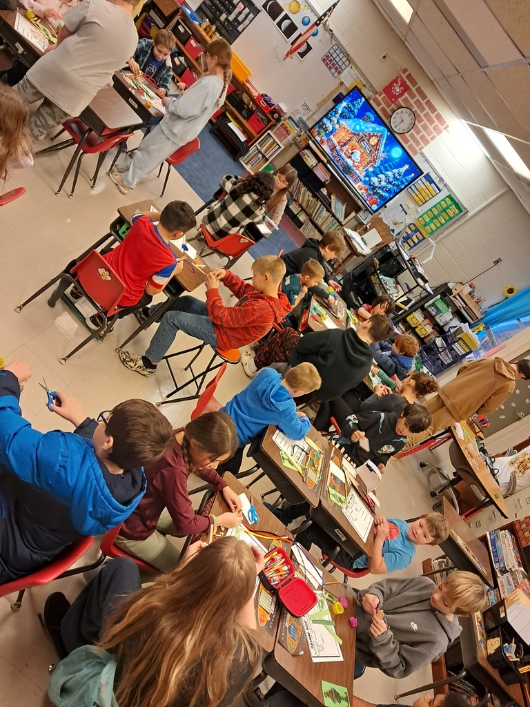 classroom work on STEM project