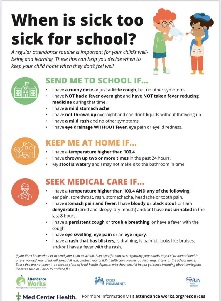 Sick Day information