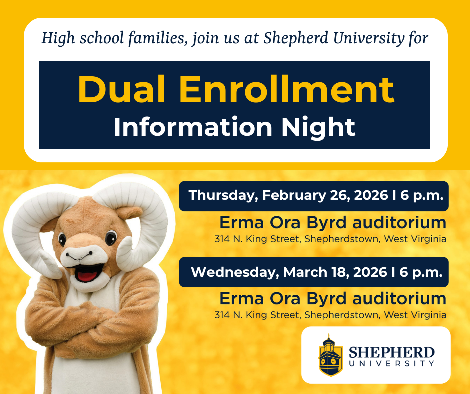 Shepherd University Dual Enrollment Info. Night