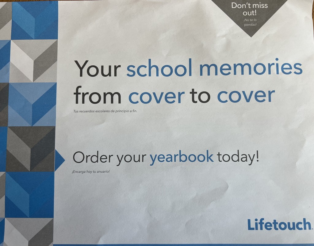 Lifetouch Yearbook ordering form front page