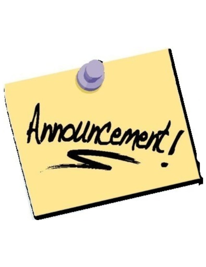 Announcement