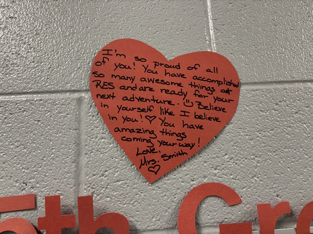 Letter from Mrs. Smith to the fifth grader students to believe in themselves