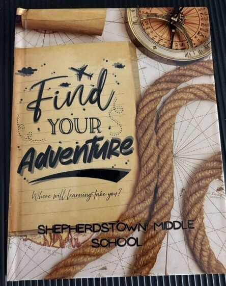 Find Your Adventure Shepherdstown Middle School Yearbook cover