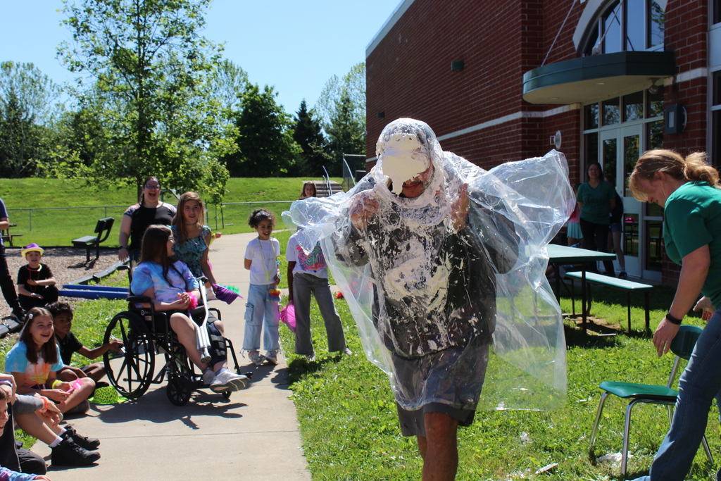 Pie thrown in Face