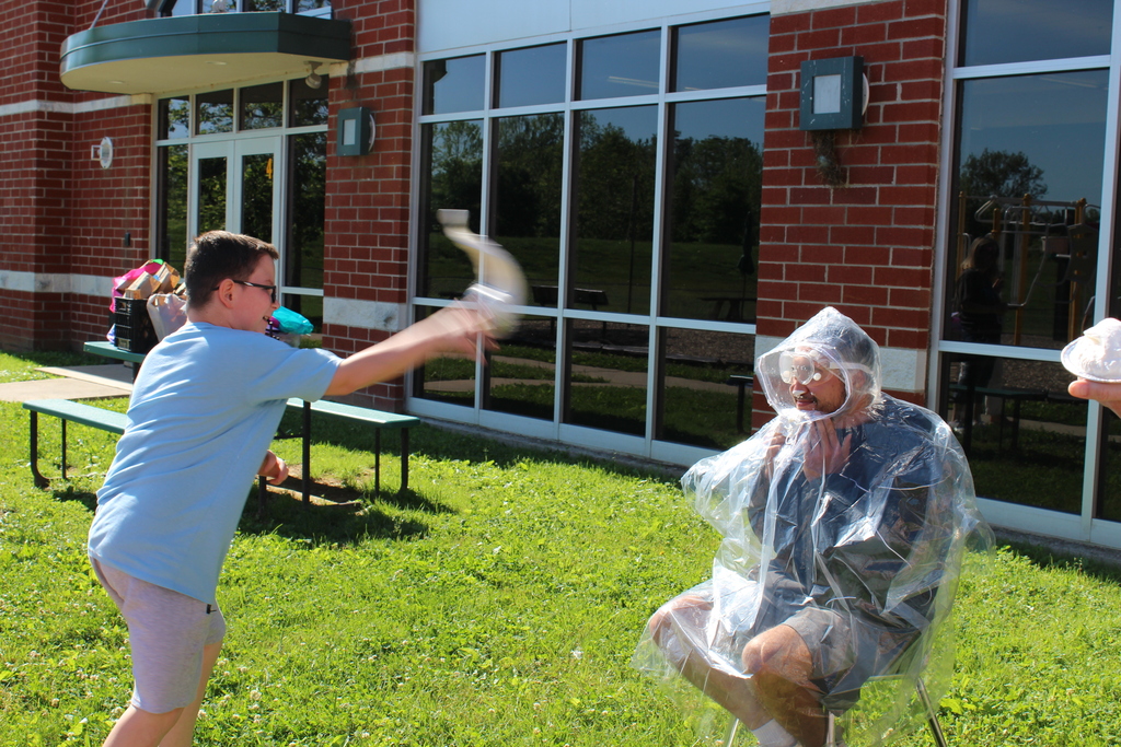 Pie thrown in Face