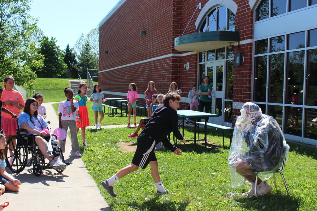 Pie thrown in Face