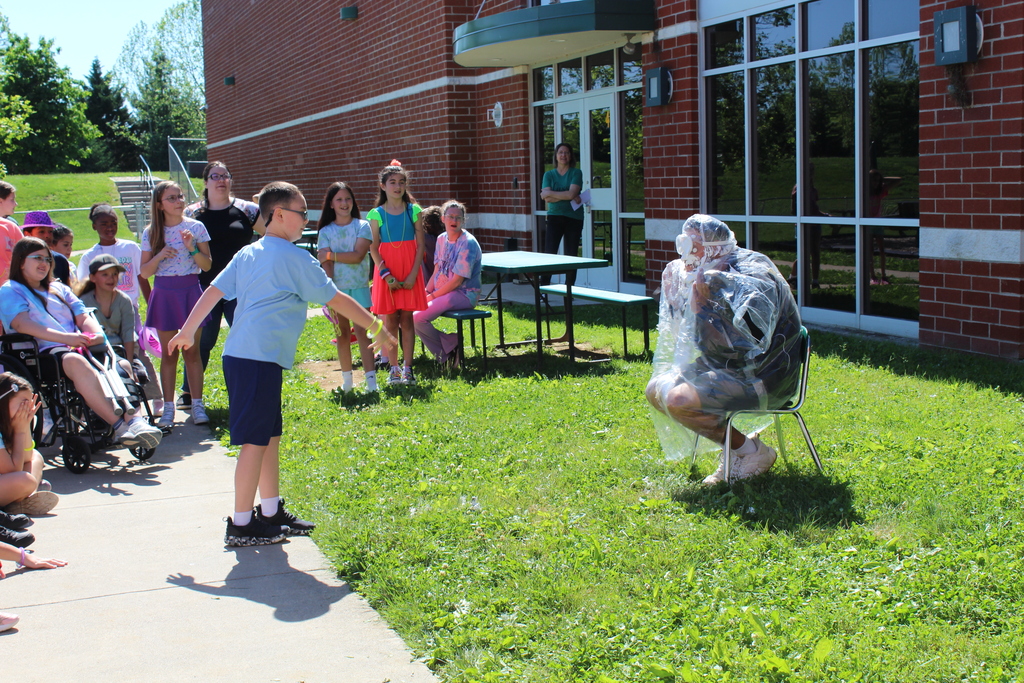 Pie thrown in Face