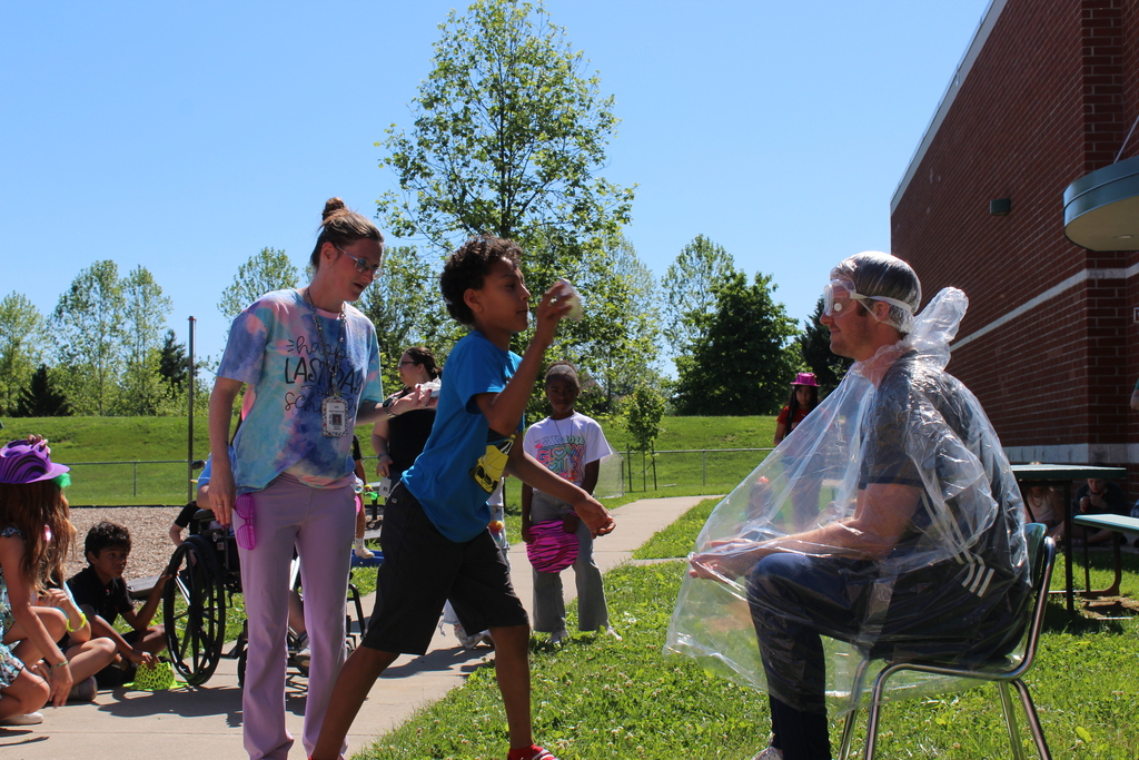 Pie thrown in Face