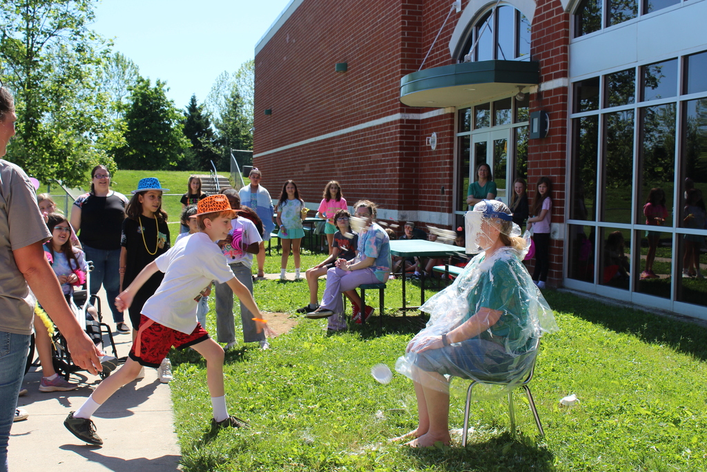 Pie thrown in Face