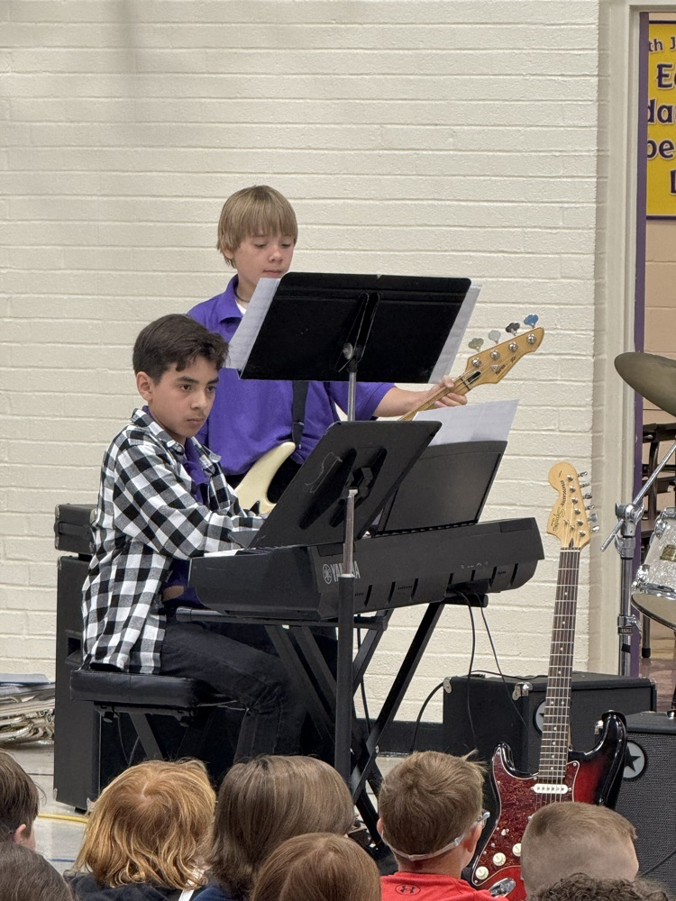 SJES students in CTMS Jazz Band