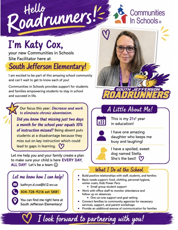 Katy cox communities in schools flyer