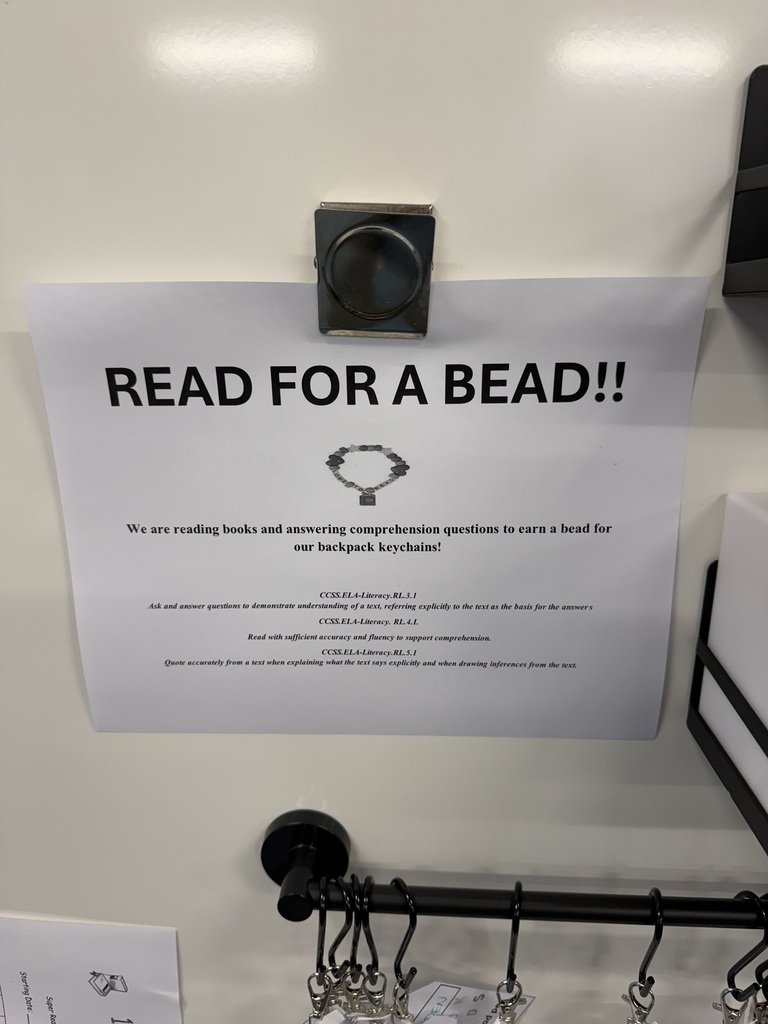 Read for a bead poster with instructions